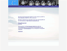 Tablet Screenshot of kroell-hydrotechnik.de